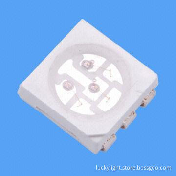 PLCC-6 5050 SMD LED in Blue Color, 2.8 to 3.5V Input Voltage